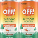 OFF! Outdoor Insect & Mosquito Repellent Fogger, Backyard Pretreat, Kills & Repels Insects in an up to 900 sq, ft, area, 16 oz (Pack of 2)