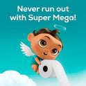 Angel Soft Toilet Paper, 6 Super Mega Rolls = 36 Regular Rolls, Soft and Strong Toilet Tissue
