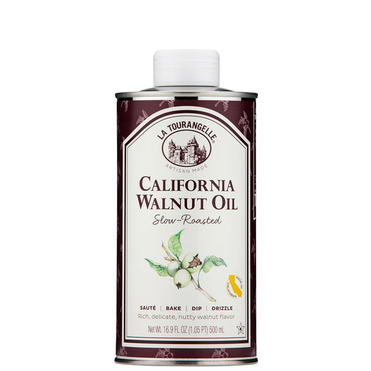 La Tourangelle, Roasted Walnut Oil, Plant-Based Source of Omega-3 Fatty Acid, Cooking, Baking, & Beauty, 16.9 Fl Oz