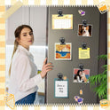 Grtard 12 Pack Magnetic Clips, Fridge Magnets Refrigerator Magnets, Strong Magnetic Clips Heavy Duty, Whiteboard Magnet Clip for Office Home Classroom Organization Kitchen Accessories Black
