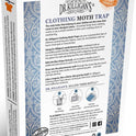 Dr. Killigan's Premium Double Potent Clothing Moth Traps with Pheromones Prime | Organic Clothes Moths Trap with Lure for Closets & Carpet | Case Making Moth Treatment & Prevention (6 Pack, White)