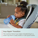 NUK Learner Straw Cup 10oz - Toddler Cup with Soft Straw for Easy Drinking Suitable for Ages 8 Months and Up