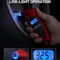 AstroAI Digital Tire Pressure Gauge 0-150PSI, Accurate in 0.1 Increments, Stocking Stuffers with Backlit LCD and Presta Valve Adaptor, 4 Units of Measurement for Car Truck Bicycle, Red