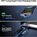 Super Fast Charger Type C, 25W USB C Wall Charger Fast Charging for Samsung Galaxy S25 Ultra/S25/S25+/S24+/S24 Ultra/S24/S24+/S23 Ultra/S22 Ultra/S21 with 10FT Long Android Type C Charger Cable 2Pack