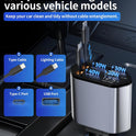 Retractable Car Charger, 4 in 1 Fast Charging Car Charger USB-C & USB-A Compatible with iPhone 17/16/15/14/13/12/11,Galaxy,Pixel