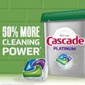 Cascade Platinum Dishwasher Pods, Dishwasher Detergent, Dish Detergent Soap, Lemon, 59 Count