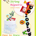 11 Pcs Magnetic Train Set Montessori Toys for Toddlers Boys Girls, Wooden Animals Preschool Learning Activities Educational Sensory Toys Stocking Stuffers Birthday Gifts
