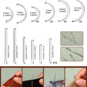 BAGERLA Heavy Duty Sewing Kit, Needle and Thread Kit with Upholstery Thread Needles Sewing Awl Seam Ripper for Car Seats Carpets Shoes Backpacks DIY Crafting