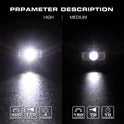 EverBrite Headlamp, 5 Pack Kids Headlamp with Red Light and Memory Function, Head Lamp for Adults and Kids with 5 Modes, Bright Headlamps for Camping, Running, Christmas Gifts, Batteries Included