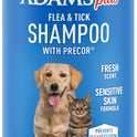 Plus Flea & Tick Shampoo with Precor for Cats, Kittens, Dogs & Puppies Over 12 Weeks Of Age Sensitive Skin Flea Treatment | Kills Adult Fleas, Flea Eggs, Ticks, and Lice| 12 Ounces