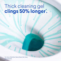 Clorox Toilet Bowl Cleaner, Clinging Bleach Gel, Ocean Mist - 24 Ounces, Pack of 2