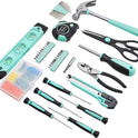 Basics Household Tool Kit With Storage Case, 142 Piece, Turquoise, 13.39 x 9.25 x 2.95 inch