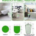 Small Trash Bags 4-6 Gallon, Inwaysin 200 Count Biodegradable Trash Bags 4 Gallon, Extra Strong Small Garbage Bags Unscented, Size Expanded, Green, for Bathroom Bedroom Office Kitchen Trash Can
