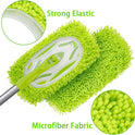 Reusable Dry Sweeping Cloths Microfiber Wet Mop Pads Compatible with Swiffer Sweeper Mop Replacement Sweeping Mopping pad Refills for Hardwood Surface Floor Cleaning (4PCS)