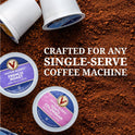Victor Allen's Coffee Variety Pack (Morning Blend, 100% Colombian, Donut Shop Blend, French Roast), 42 Count, Single Serve Coffee Pods for Keurig K-Cup Brewers