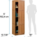 Sauder Miscellaneous Storage Cabinet/ Pantry cabinets, Highland Oak finish