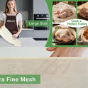 Organic Cheese Cloths, GOTS Certified, Grade 100, 36x36Inch, Reusable Cheese Cloth with Closed Edges Fabric Fine Mesh Cloth, Unbleached Cotton Muslin Cheesecloth for Straining,Cooking,Crafts - 9 Sq.Ft