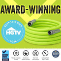 Flexzilla Garden Hose 5/8 in. x 50 ft, Heavy Duty, Lightweight, Durable, ZillaGreen - HFZG550YW-E - Cart Shape