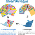 hapray Origami Kit for Kids Ages 5-8 8-12, with Guiding Book, 152 Paper with 72 Patterns, DIY Art and Craft Projects, Beginners Children's Day Gift Boy Girl