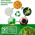 3 Gallon Compostable Trash Bags, 100 Bags Compost Bags for Countertop Bin, BPI Certified and Meet The ASTM D6400 Standard