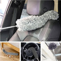 Microfiber Feather Duster 5-in-1 Kit, Dusters for Cleaning, Duster with Extension Pole 100 Inches, Cobweb Duster, Microfiber Dusters for High Ceilings and Fans, Blinds, Cars and Furniture