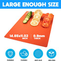 5 Pieces Flexible Cutting Boards, BPA Free Plastic Cutting Boards for Kitchen, Non Slip Cutting Mat for Meat and Vegetables, Thanksgiving