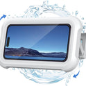 Lamicall Shower Phone Holder Waterproof - 480° Rotatable Retractable Adjustable Shower iPhone Case Holder, Bathroom Wall Phone Mount Stand Water Proof Anti Fog Case, Accessories for 4-7" Cellphones