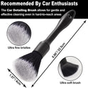 7Pcs Car Wheel Brush kit, Tire Brush, Wheel Cleaner Brush, Soft-bristled Rim Cleaner Brush, Tire Shine Applicator Pad, Car Detailing Brushes, Wheel Brushes for Cleaning Wheels,Tires
