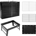 Barbecue Grill, Charcoal Grill Folding Portable Lightweight Barbecue Grill Tools for Outdoor Grilling Cooking Camping Hiking Picnics Tailgating Backpacking Party (Medium)