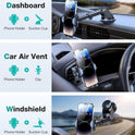 VICSEED [No.1 Powerful Suction] [Rally Racing-Grade Stability] Phone Holders for Your Car 2025 Upgraded Car Phone Holder Mount Truck Stand for Dashboard Windshield Vent for iPhone Samsung All Phones