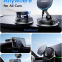 ANDERY Only for iPhone Magsafe Car Mount Charger [15W Wireless Faster Charging, 78+LBS Strongest Suction, 2400gf Strongest Magnetic] 360° Adjustable Car Phone Holder, Phone Holders for Your Car