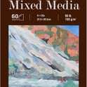 Mixed Media Sketchbook 9" x 12" - Multimedia Sketchbook Hardcover, Spiral Bound, 60 Sheets 98lb/160gsm Mixed Media Paper, Watercolor Sketch Books for Artist Supplies, Painting, Drawing & Art Supplies.