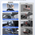 VICSEED Tesla Phone Mount【Strongest Magnet Power】Foldable Hidden Tesla Phone Holder Fit for All Phone, Tesla Model 3 Model Y for MagSafe Car Mount, Tesla Model 3 Accessories, Tesla Model Y Accessories