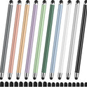 10 PCS Stylus,Stylus Pen for Touchscreen,Stylus 2-in-1 High Sensitivity & Precision Suitable for Touch Screens of iPhone/ipad/Android Tablets(10 Stylus Pen + 20 Tips)