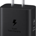25W Wall Charger Power Adapter, Cable Not Included, Super Fast Charging, Compact Design, Energy Efficient, Compatible with Galaxy and USB Type C Devices, Black