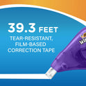 BIC Wite-Out Brand EZ Correct Correction Tape, 19.8 Feet, 4-Count Pack of White Correction Tape, Fast, Clean and Easy to Use Tear-Resistant Tape Office or School Supplies