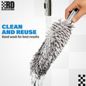 Professional Car Duster Interior – Car Accessories for Women and Men (Lint & Scratch Free)