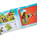 Melissa & Doug Take-Along Magnetic Jigsaw Puzzle Set – On the Farm (2 x 15 Piece) Travel Activity Toy for Preschoolers and Kids Ages 3+ - FSC Certified