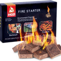 HGD Fire Starter, Natural Fire Starters for BBQ, Campfire, Fireplace, Charcoal, Wood Stove, Chimney, Fire Pit, Grill, Smoker, Indoor Outdoor Use