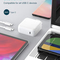 Charger for MacBook Air MacBook Pro 13 14 15 16 inch 2025 2024 2023 2022 2021 2020, M1 M2 M3 M4 Laptop 70W USB C Power Adapter, iPad, LED, 6.6FT USB-C Cable, Charging as Fast as Original Quality