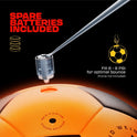 Light Up Soccer Ball - Glow in The Dark - NO 5 - Sports Gear Gifts for Boys & Girls 8-15+ Year Old - Kids, Teens Gift Birthday Ideas - Cool Boy Toys Ages 8 to 15 Glowing Night Activity