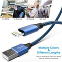 [Apple MFi Certified] 6Pack 3/3/6/6/6/10 FT iPhone Charger Nylon Braided Fast Charging Lightning Cable Compatible iPhone 14 Pro/13 mini/13/12/11 Pro MAX/XR/XS/8/7/Plus/6S/SE/iPad