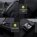 Simptech Mini Crossbody Sling Bag Chest Bag Dual Pocket Water Resistant Fanny Pack Running Phone Holder for Men Women Workout Travelling