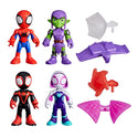 Marvel Spidey and His Amazing Friends Web-Slinging Adventure Set, 3-Inch-Scale (7.6 cm) Action Figure Set, Spider-Man Toys for Kids Ages 3+ ( Exclusive)