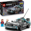 LEGO Speed Champions Time Machine from Back to The Future Building Toy for Kids - Pretend Play & Display Car Toy W/2 Build Modes for Boys & Girls, Ages 9+ - Gift Ideas for Birthdays & Fans - 77256