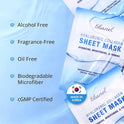 Ebanel 10 Pack Collagen Face Mask with Hyaluronic Acid, Vitamin C, Peptide, Aloe, Instant Brightening Hydrating Face Masks Skincare Korean Sheet Mask, Skin Firming, Lifting Anti Aging Facial Masks