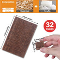 HGD Fire Starter, Natural Fire Starters for BBQ, Campfire, Fireplace, Charcoal, Wood Stove, Chimney, Fire Pit, Grill, Smoker, Indoor Outdoor Use
