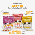 Good ‘n’ Fun Triple Flavor Kabobs Chews for All Dogs, 24 Ounces, Treat Your Dog to Chews Made from Beef Hide, Real Chicken, Pork Hide, Duck and Chicken Liver