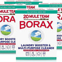 20 Mule Team All Natural Borax Detergent Booster & Multi-Purpose Household Cleaner, 65 Ounce, 4 Count