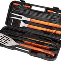 Cuisinart 13-Piece Grill Tool Set, Stainless-Steel BBQ Utensils & Accessories - Cart Shape